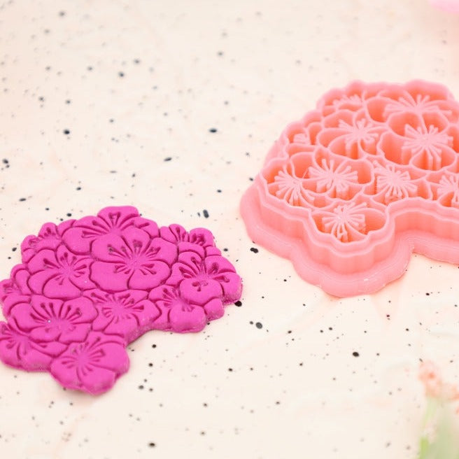 Geranium - Polymer Clay Cutter