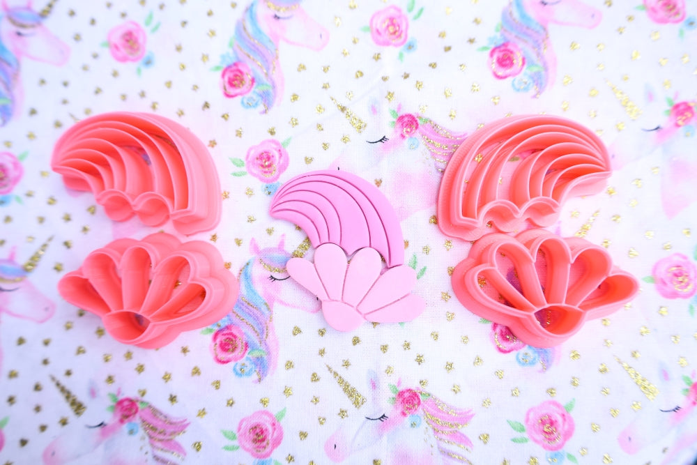 Shooting Daisy 2 Piece - Polymer Clay Cutter