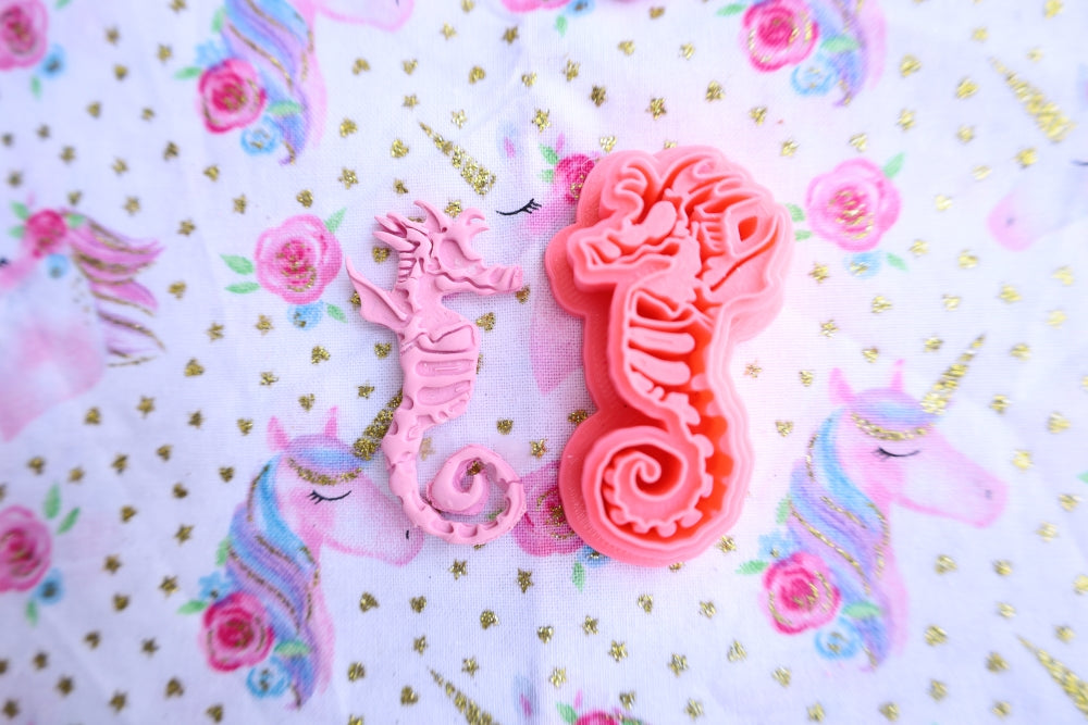 Seahorse Skeleton - Polymer Clay Cutter
