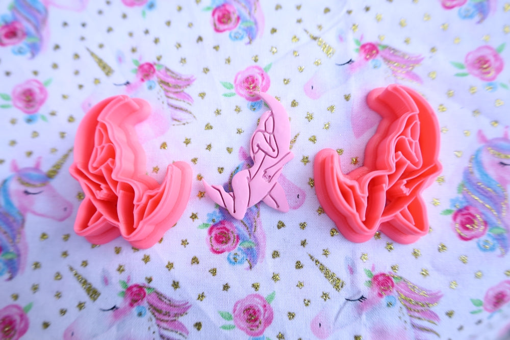 Moon Hugger - Polymer Clay Cutter