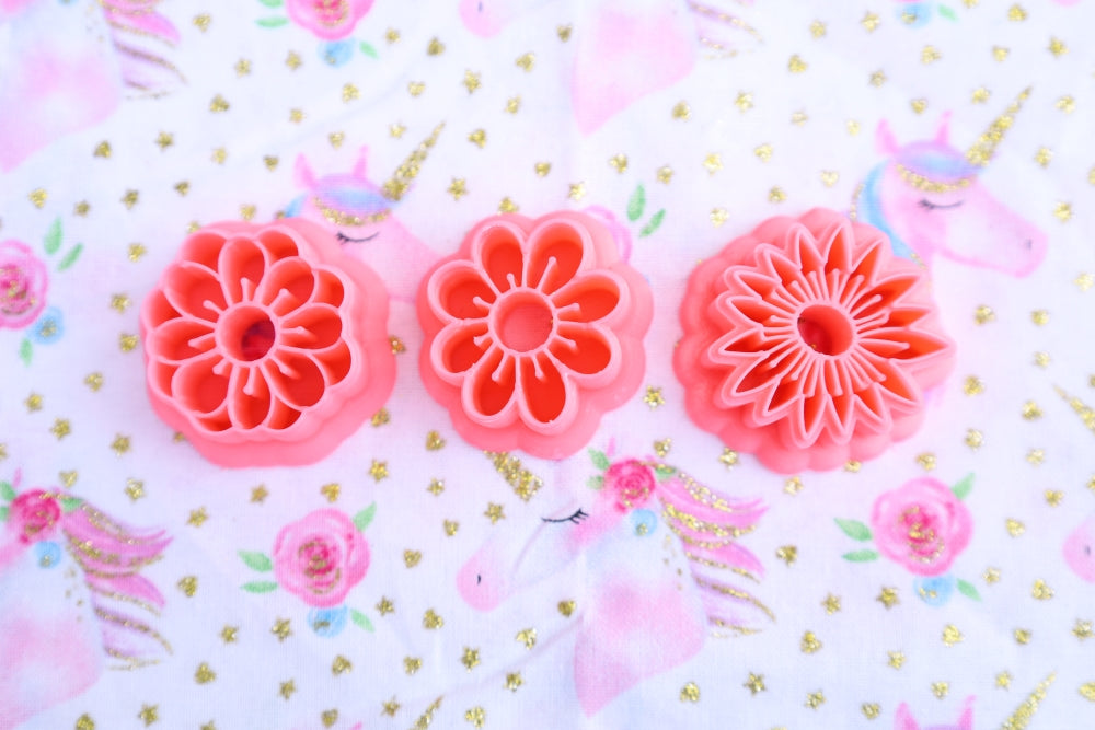 Floral Statement Stud Set - Polymer Clay Cutter