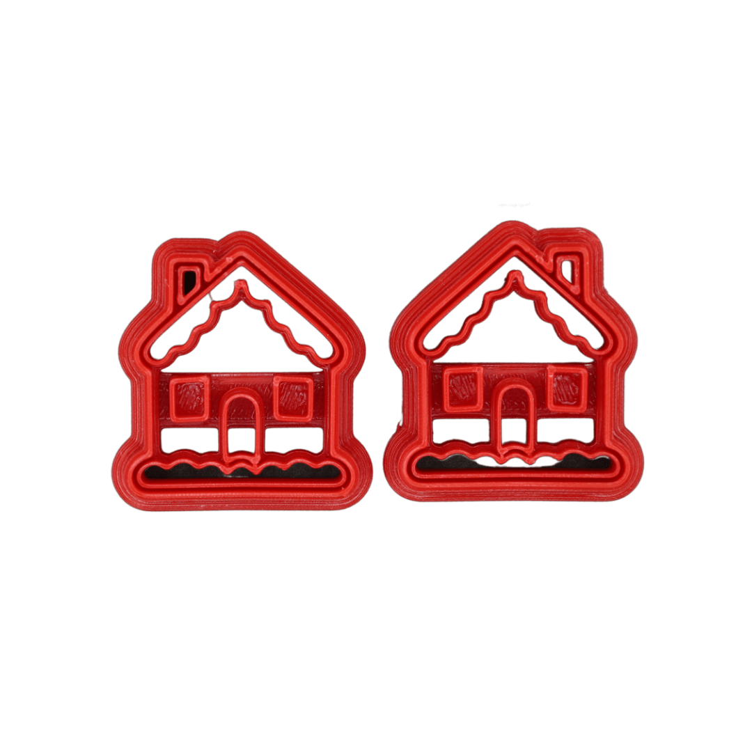 Ginger Bread House - Polymer Clay Cutter