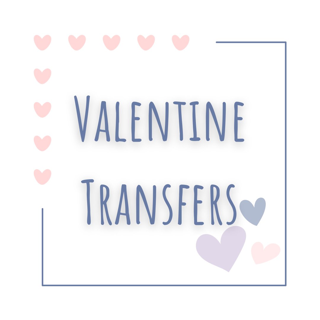 Valentine's Transfer Sheets