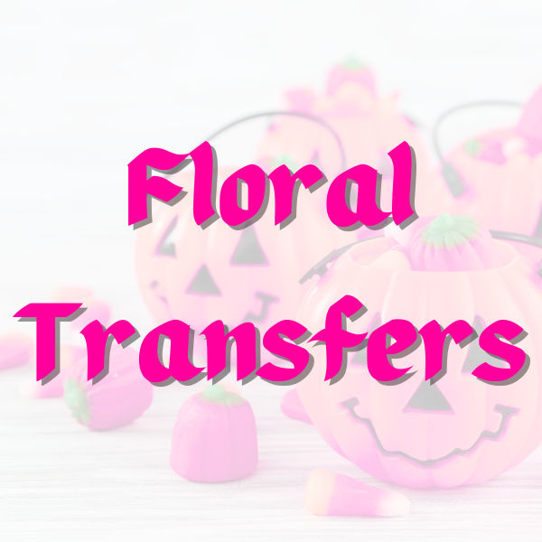Floral Transfer Sheets