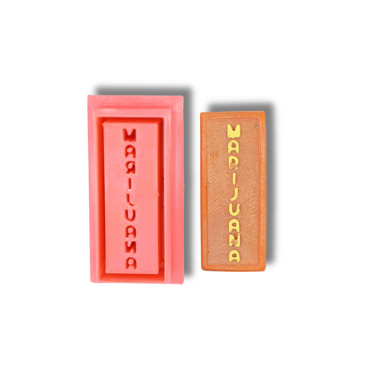 Marijuana - 420 - Marijuana - Cannabis - Vertical Dangle - Polymer Clay Cutter