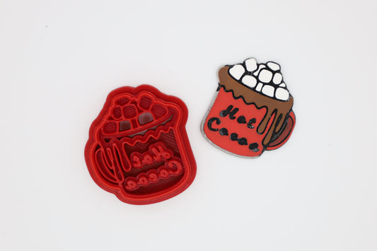Hot Cocoa - Polymer Clay Cutter